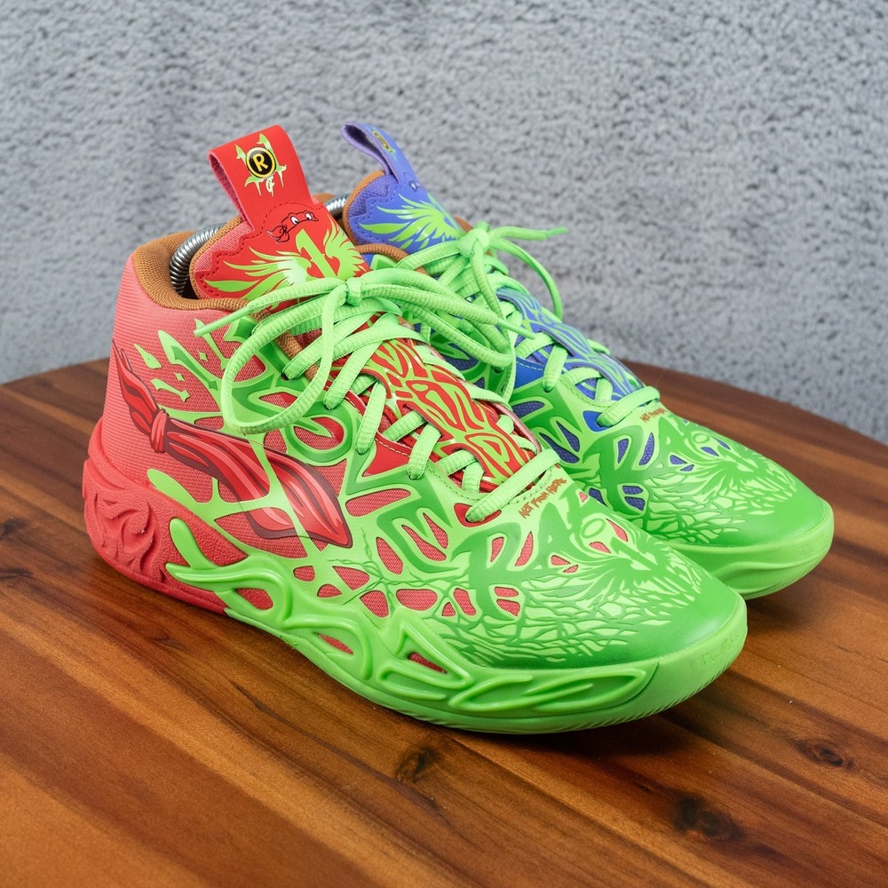 Teenage Mutant Ninja Turtles x PUMA MB.04 Donatello & Raphael basketball Sz 6.5